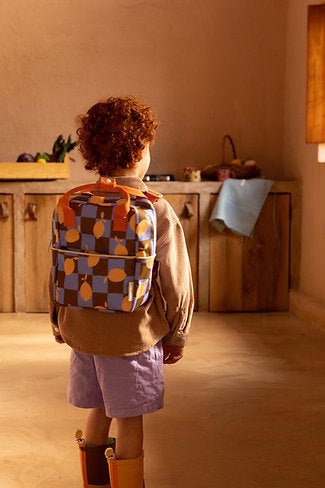 Backpack Small Farmhouse Checkerboard / Lemons