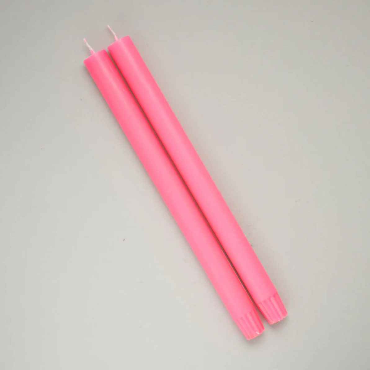 Dining Candles - Fluro Pink