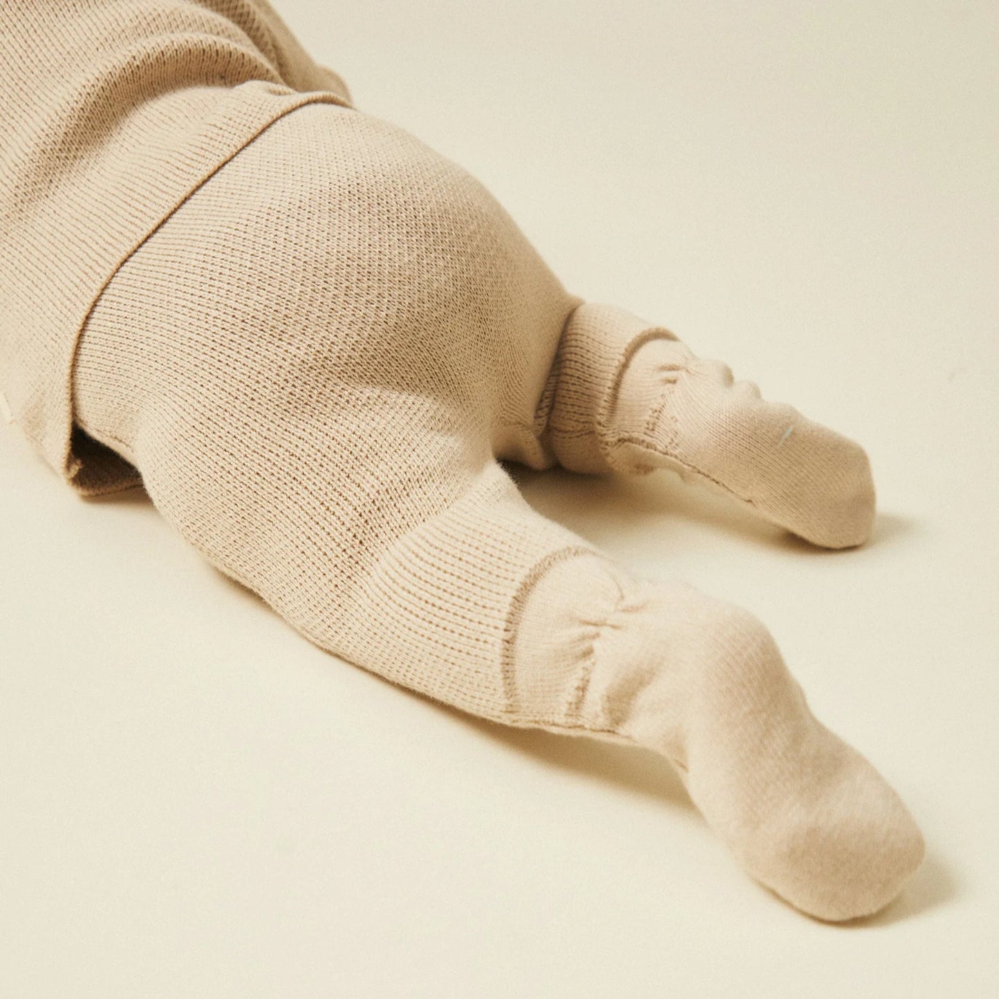 Afon Knitted Leggings - Oat