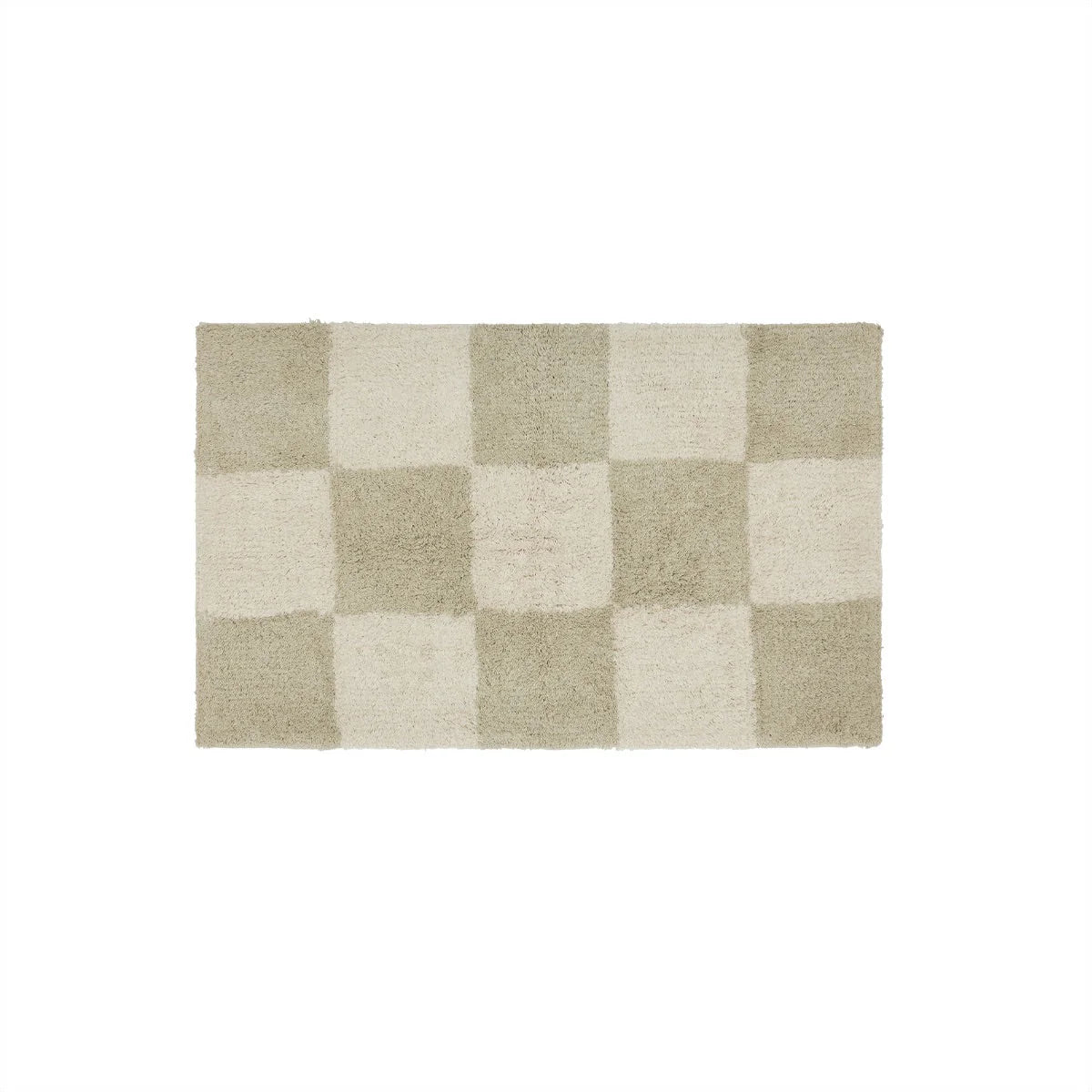 Oyoy Small Chess Rug: Clay