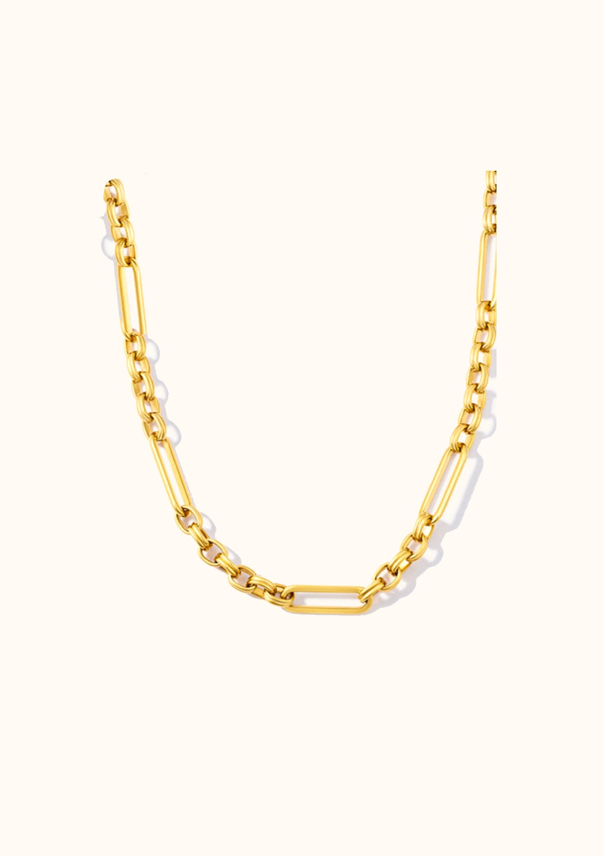 Quinn Chunky Figaro Necklace