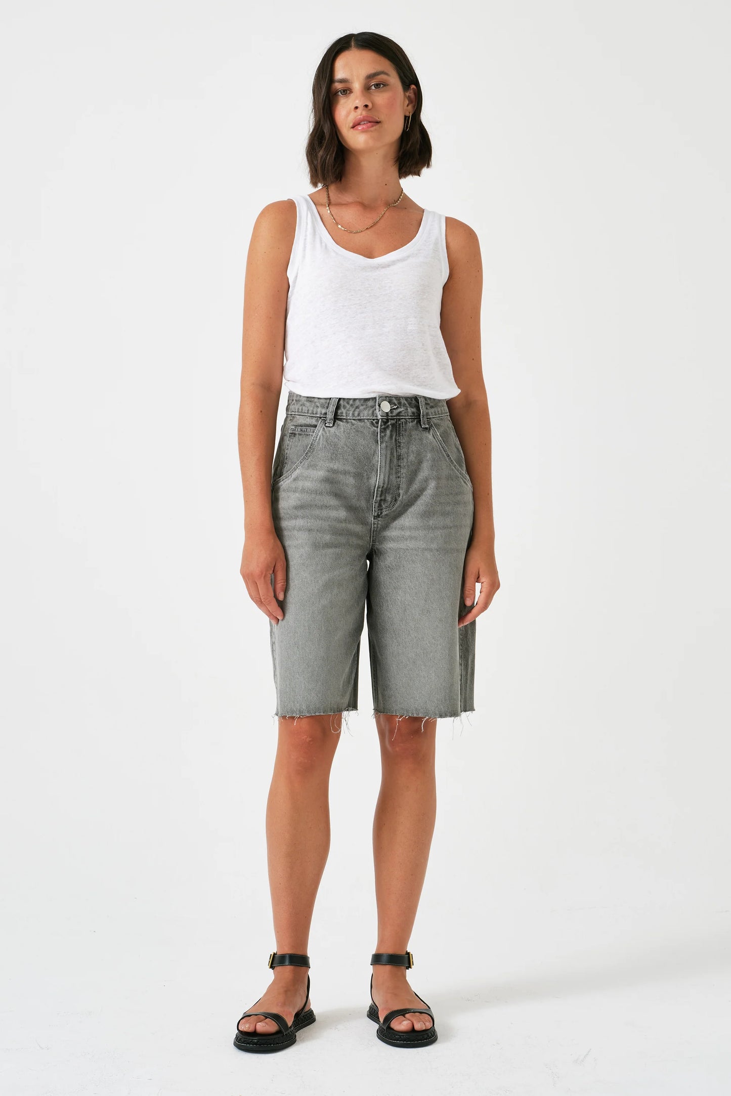 Bo Shorts - Vintage Steel