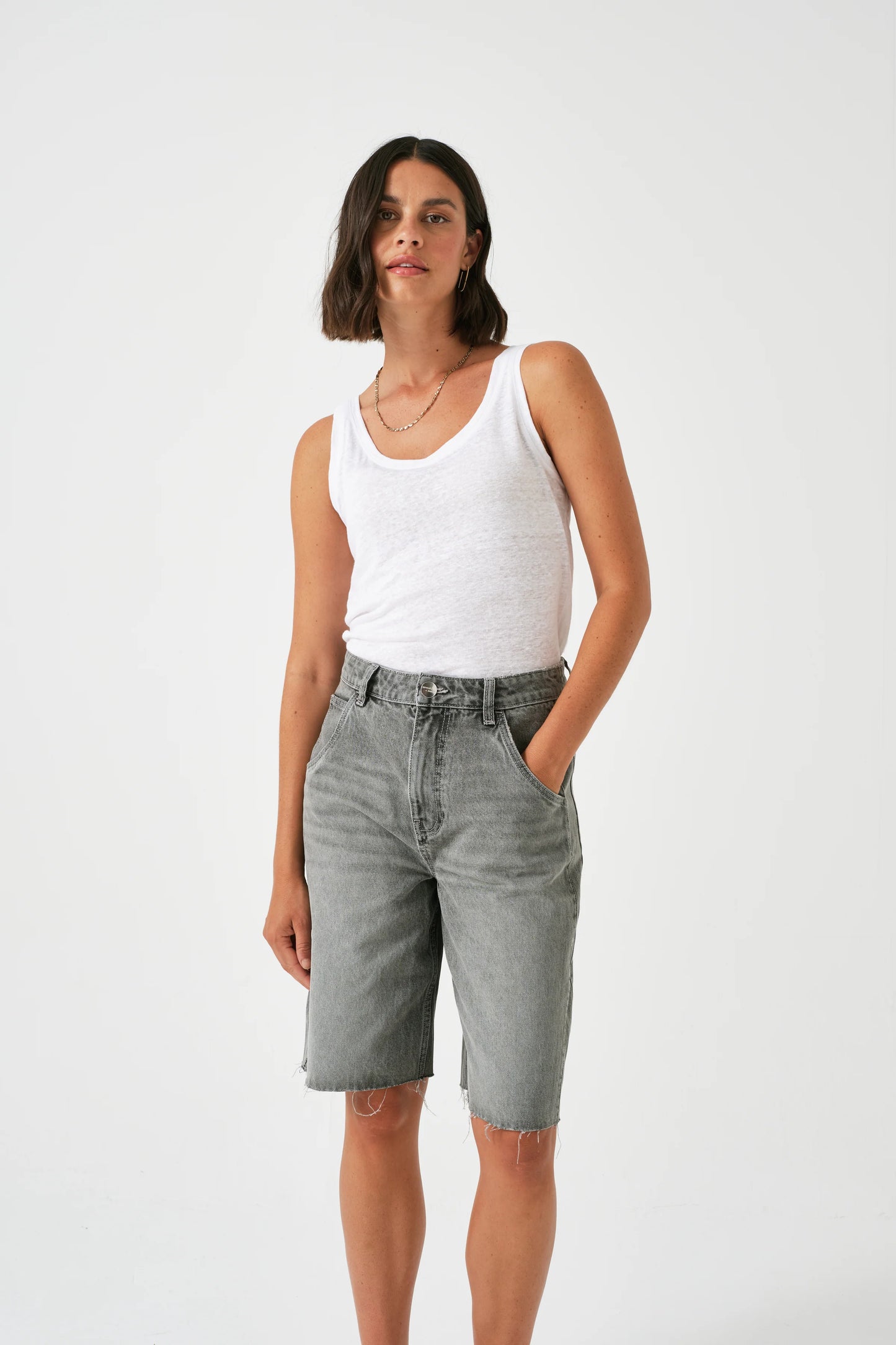 Bo Shorts - Vintage Steel