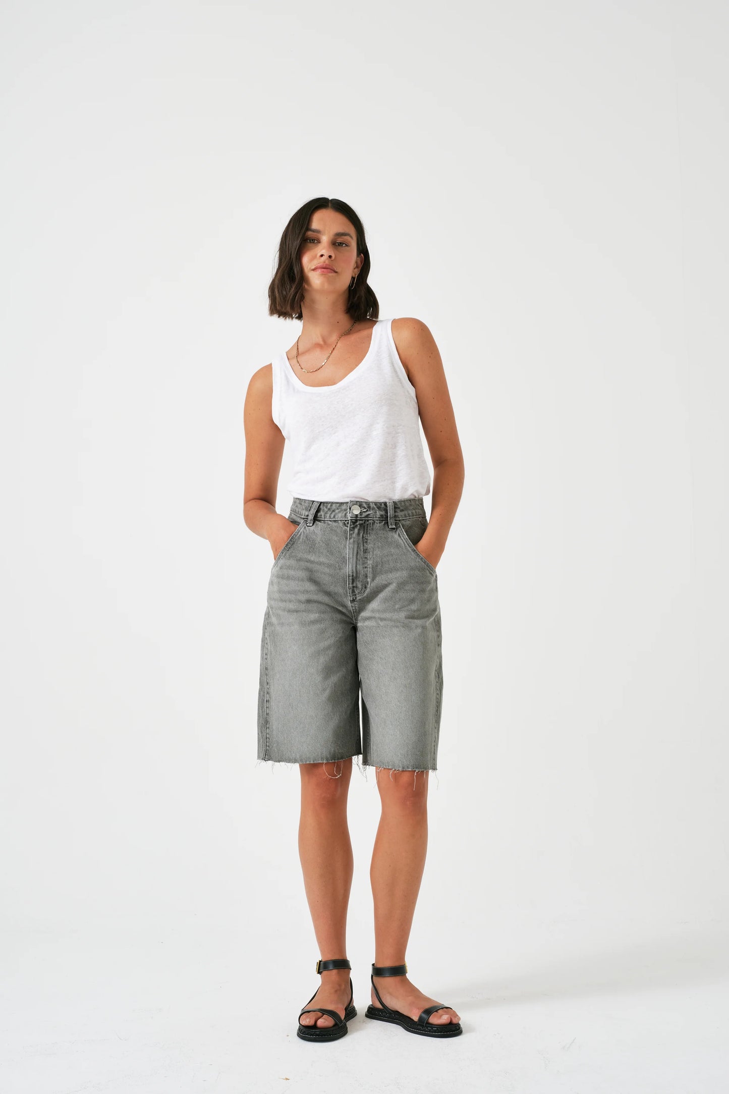 Bo Shorts - Vintage Steel