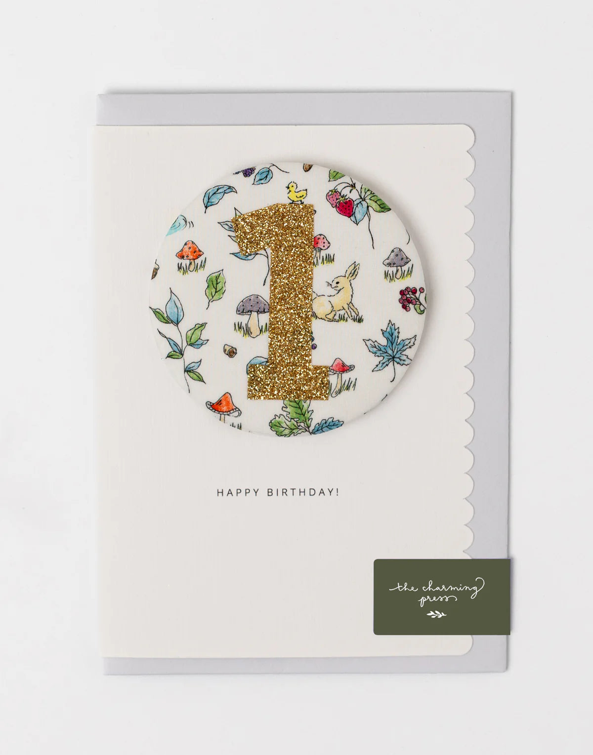 Age 1 Birthday Badge Card