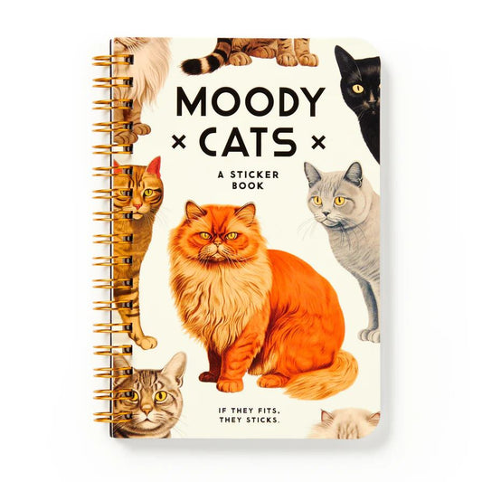 Moody Cats ( Brass Monkey Sticker Book )