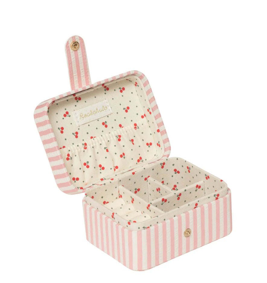 Stripy Cherry Jewellery Box