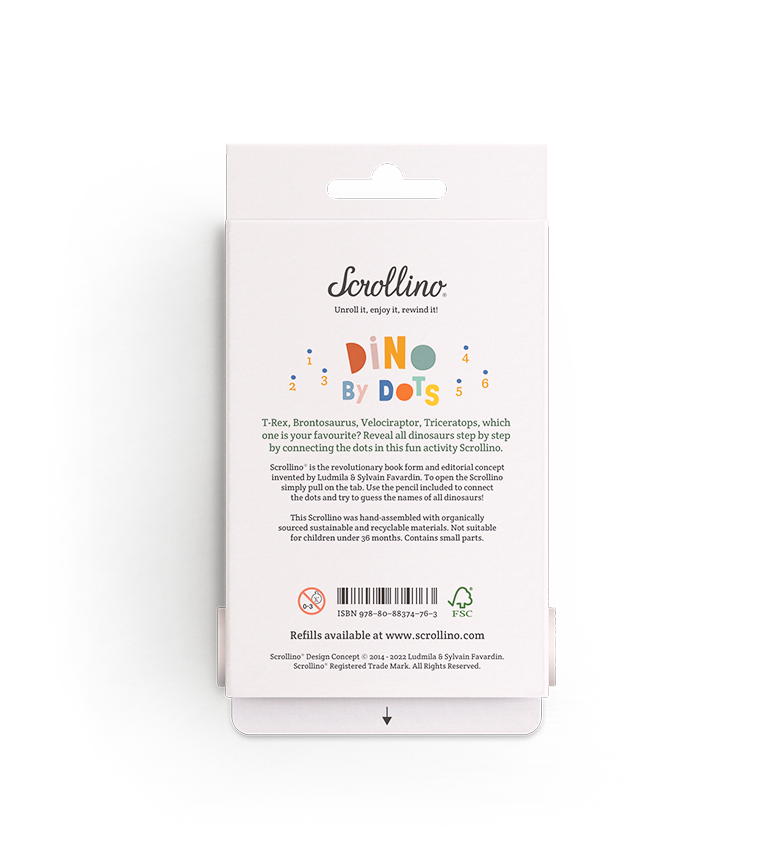 Scrollino Dino By Dots