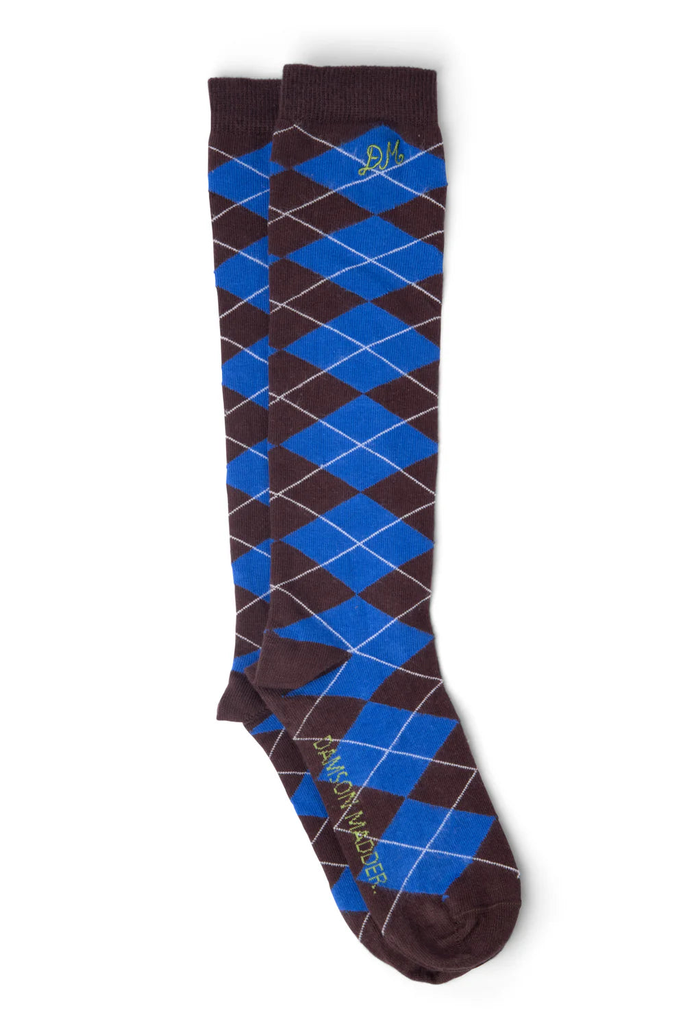 Knee Length Brown/ Cobalt Argile Socks