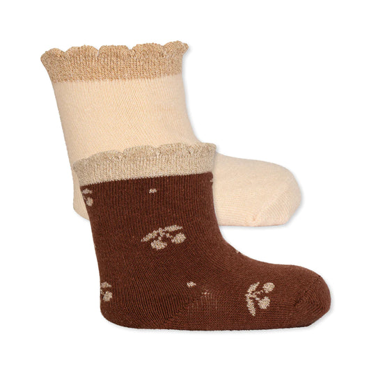 Pack Of 2 Lurex Socks Mon Cheri