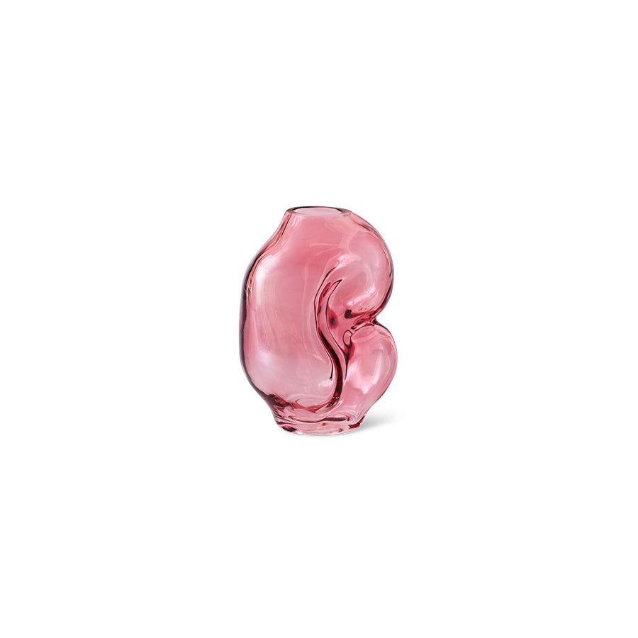 Gleam Rose Glass Vase - Small