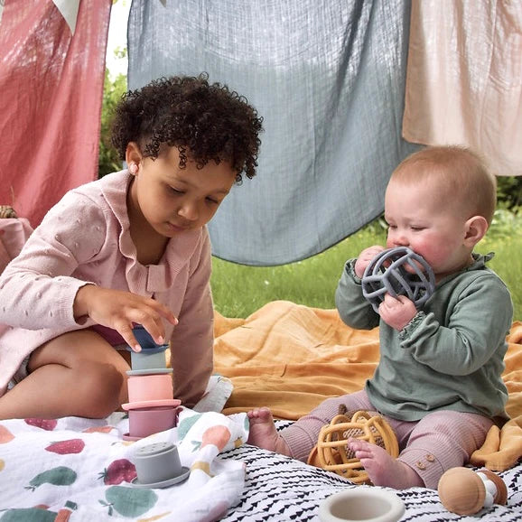 Blossom & Bear Silicone Stacking Cup Toy