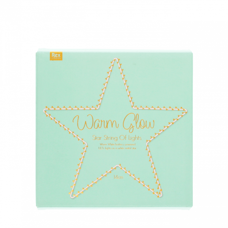 Warm Glow Small LED Star Light (14cm)