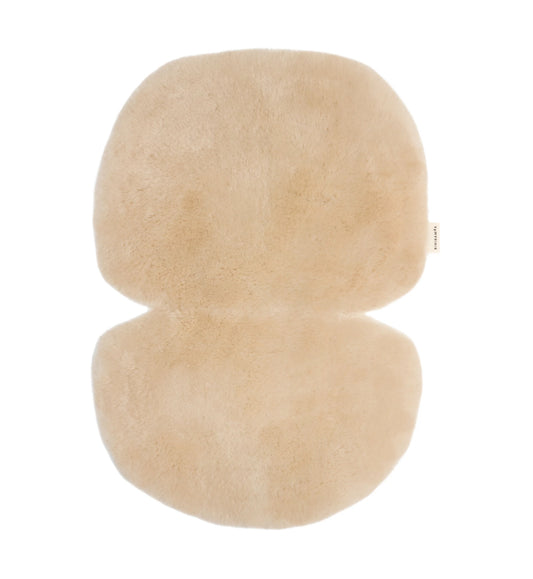 Sheepskin Snuggler Buggy Liner - Peanut