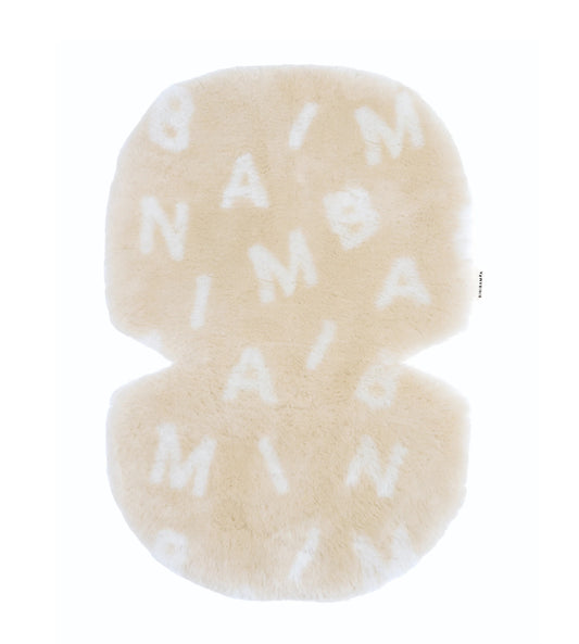 Sheepskin Snuggler Buggy Liner - Alphabet