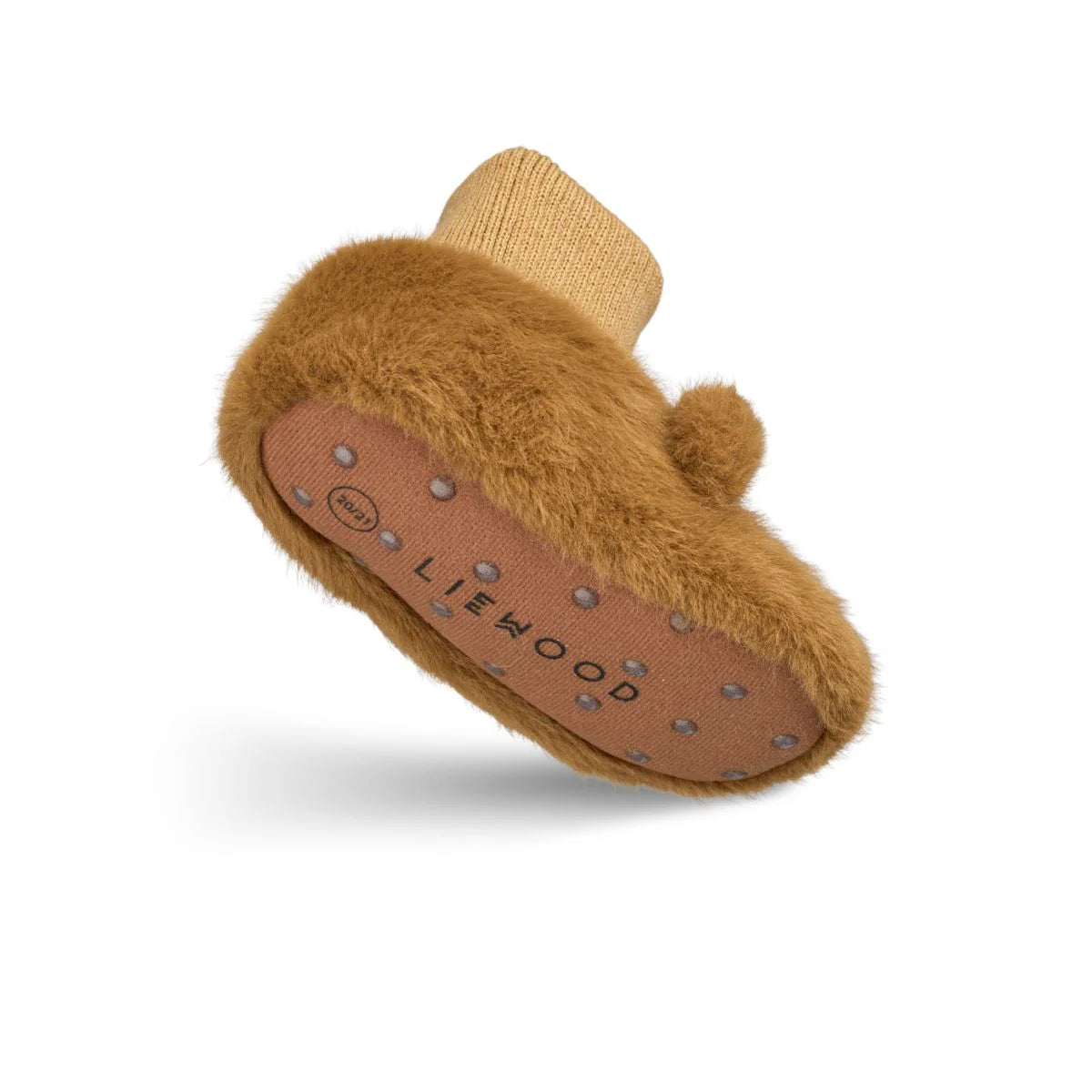 Beth Bear Slippers - Golden Caramel