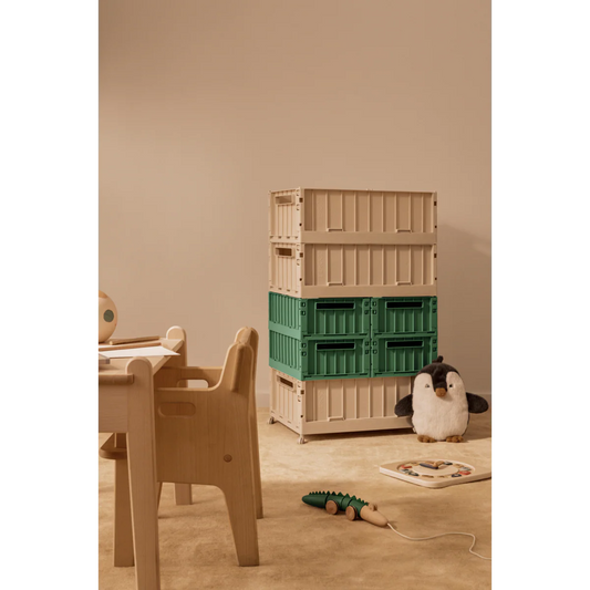 Weston Pack Of 2 Medium Storage Box - Sandy