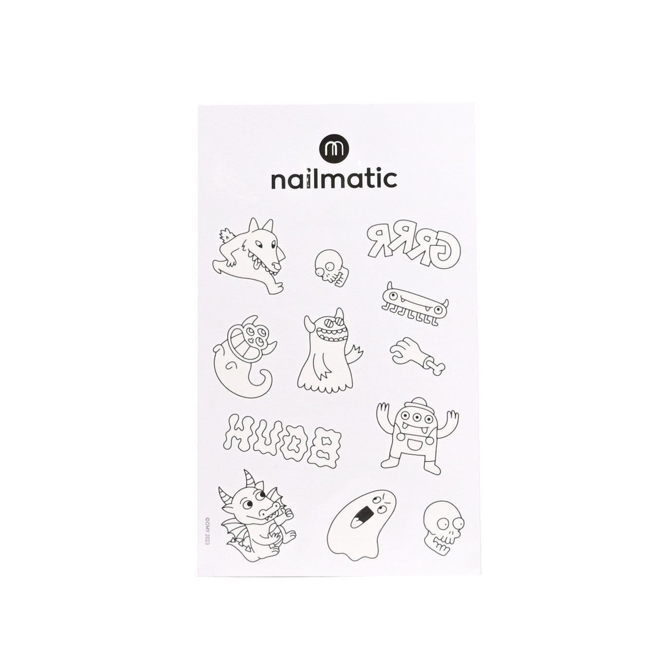 Temporary Colouring Tattoos Monsters