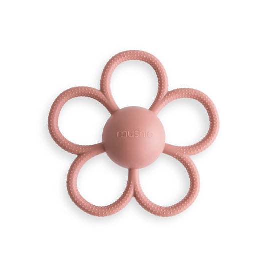 Mushie Daisy Rattle Teether