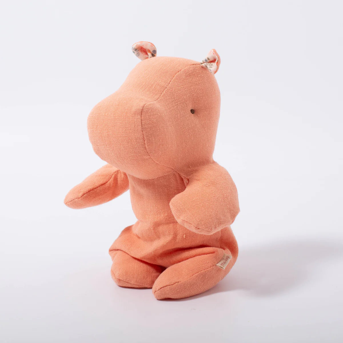 Safari Friends Small Hippo - Dusty Coral