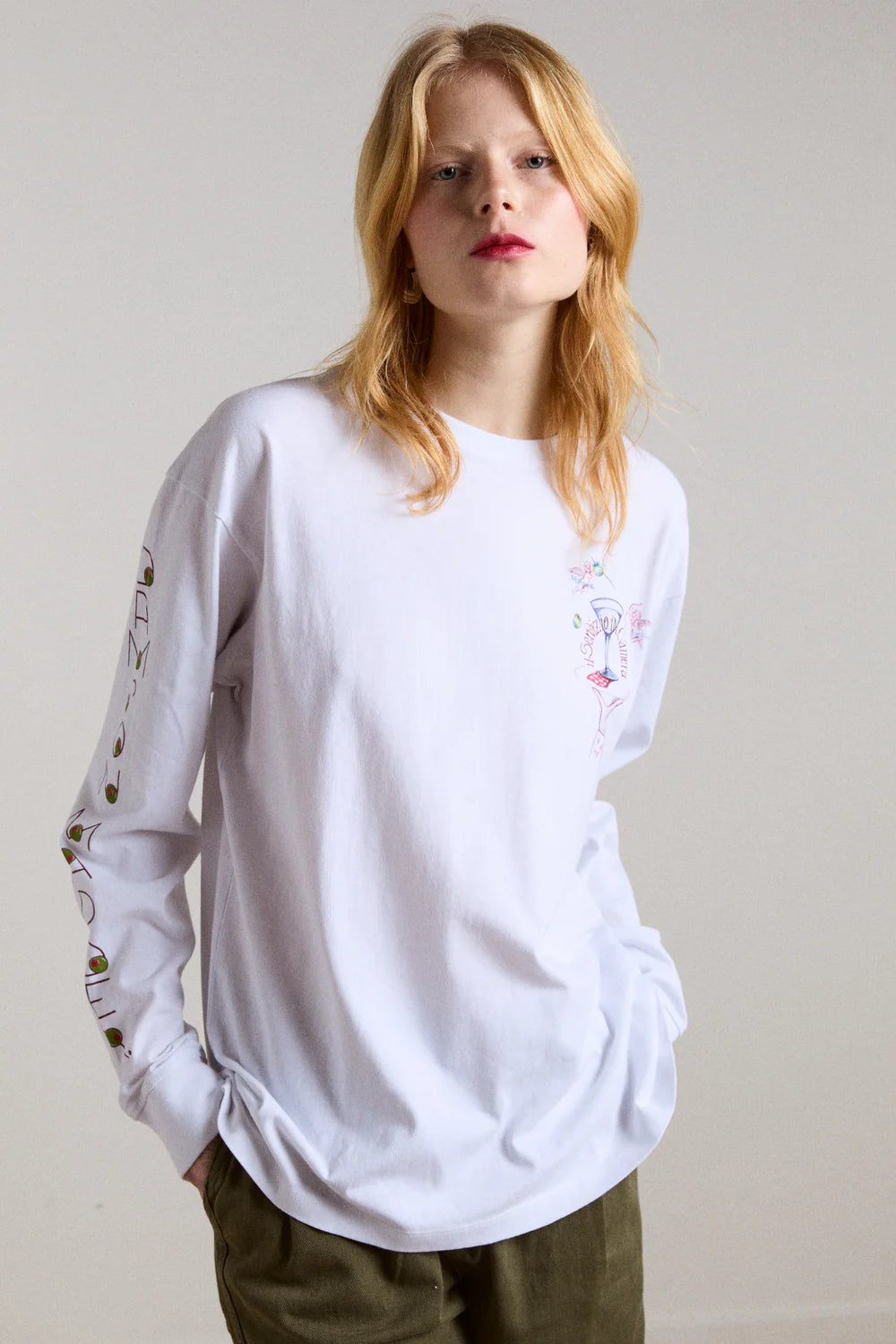 Olive Hotel Long Sleeved Tee