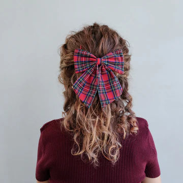 Agnes Oversized Bow Pack Tartan