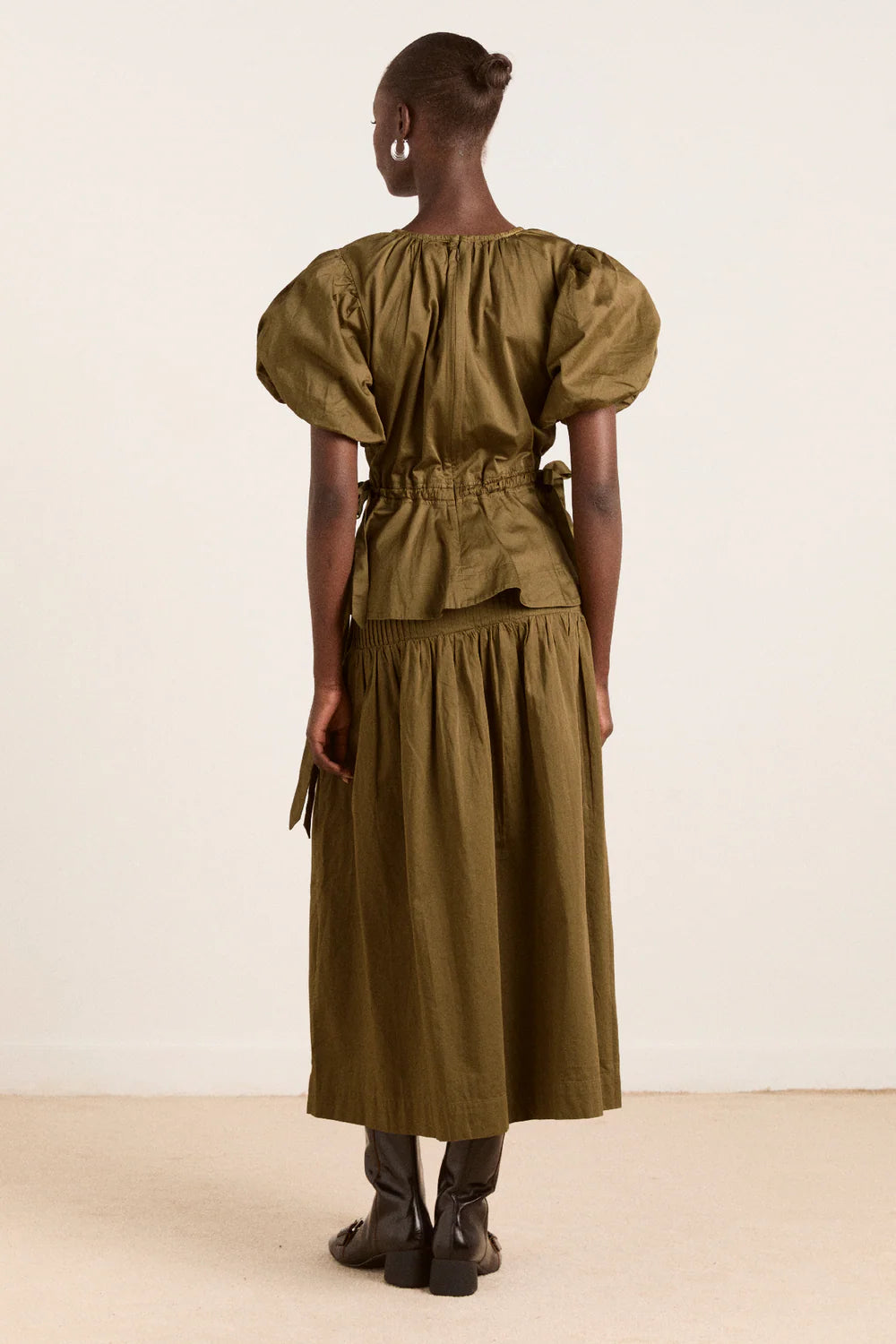 Josie Midi Skirt Olive