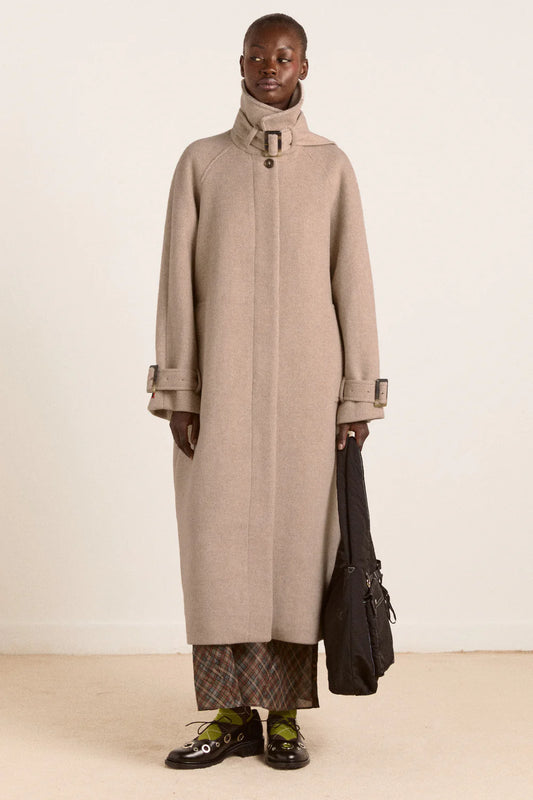 Jude Wool Coat: Oat