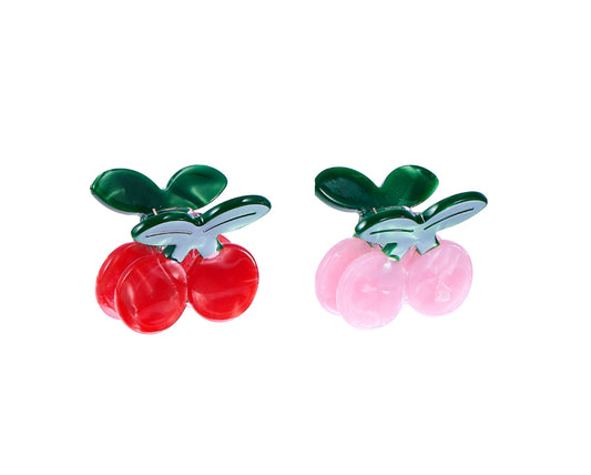 Sweet Cherries Set Of 2 Claw Clips