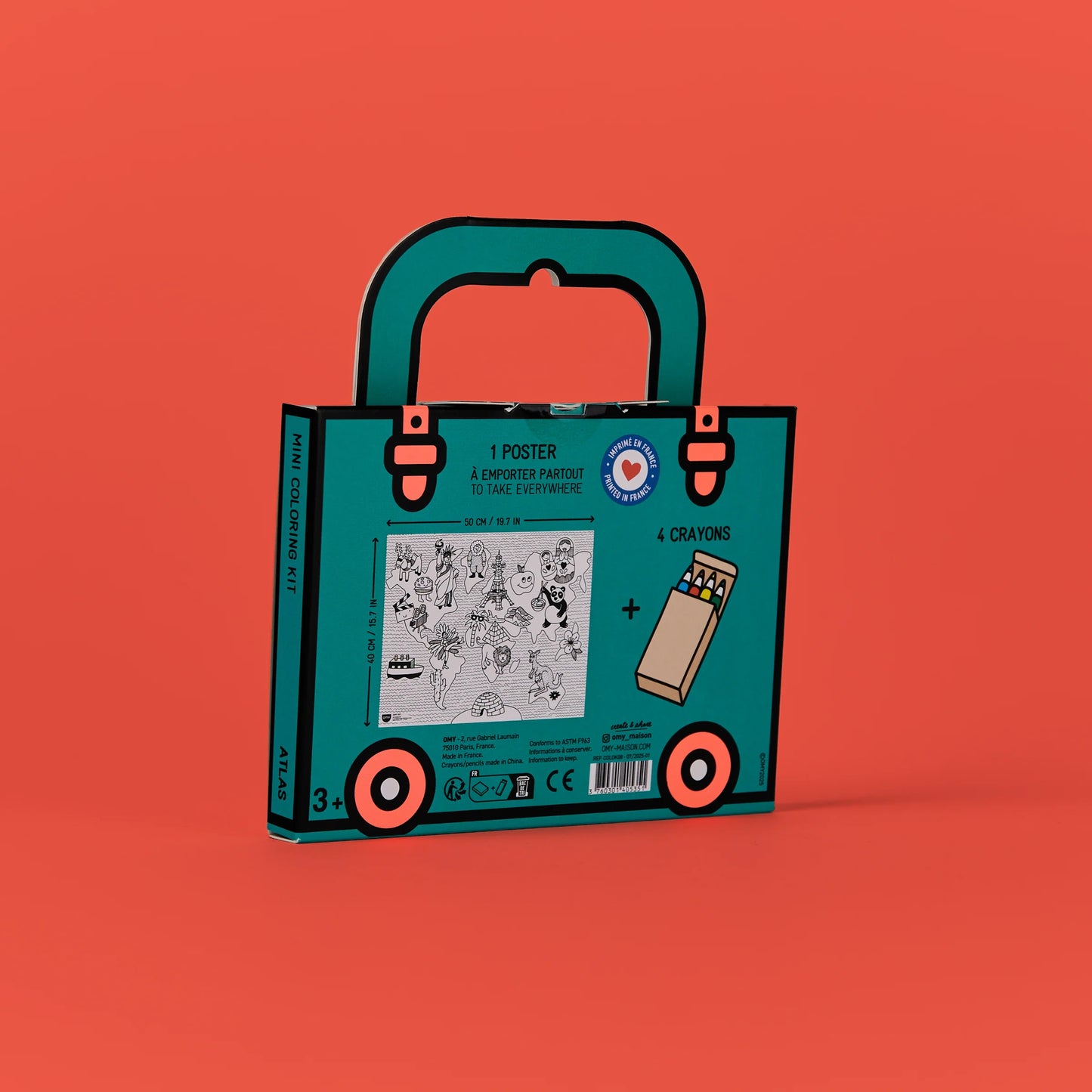 Pocket Colouring - Atlas
