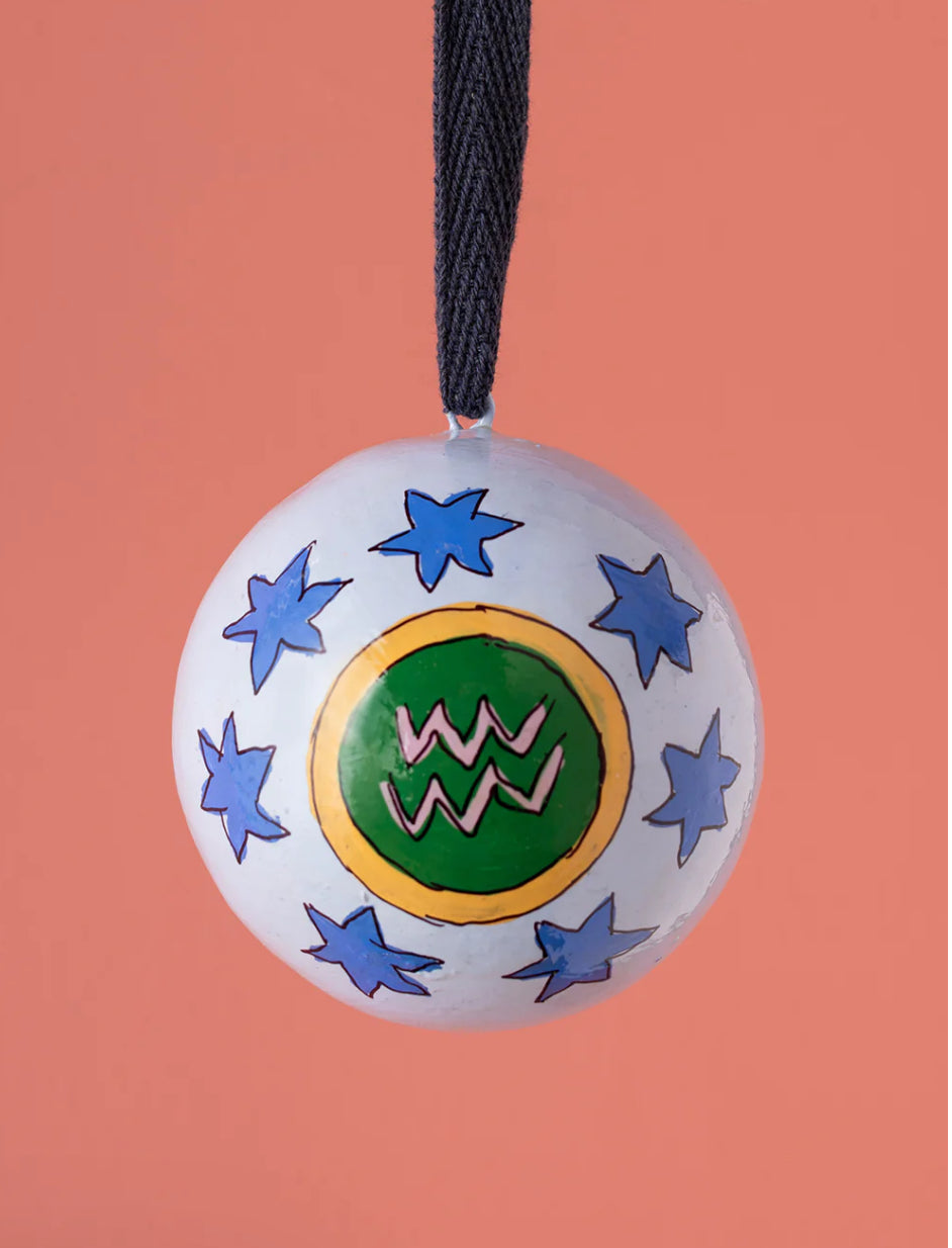 Zodiac Bauble: Aquarius