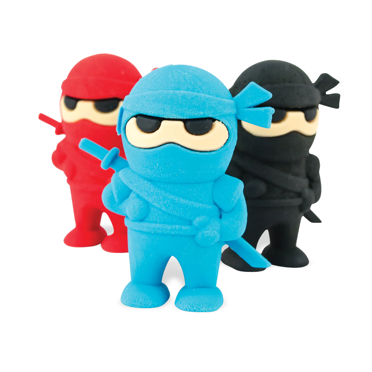 Ooly Ninja Eraser Set Of 3
