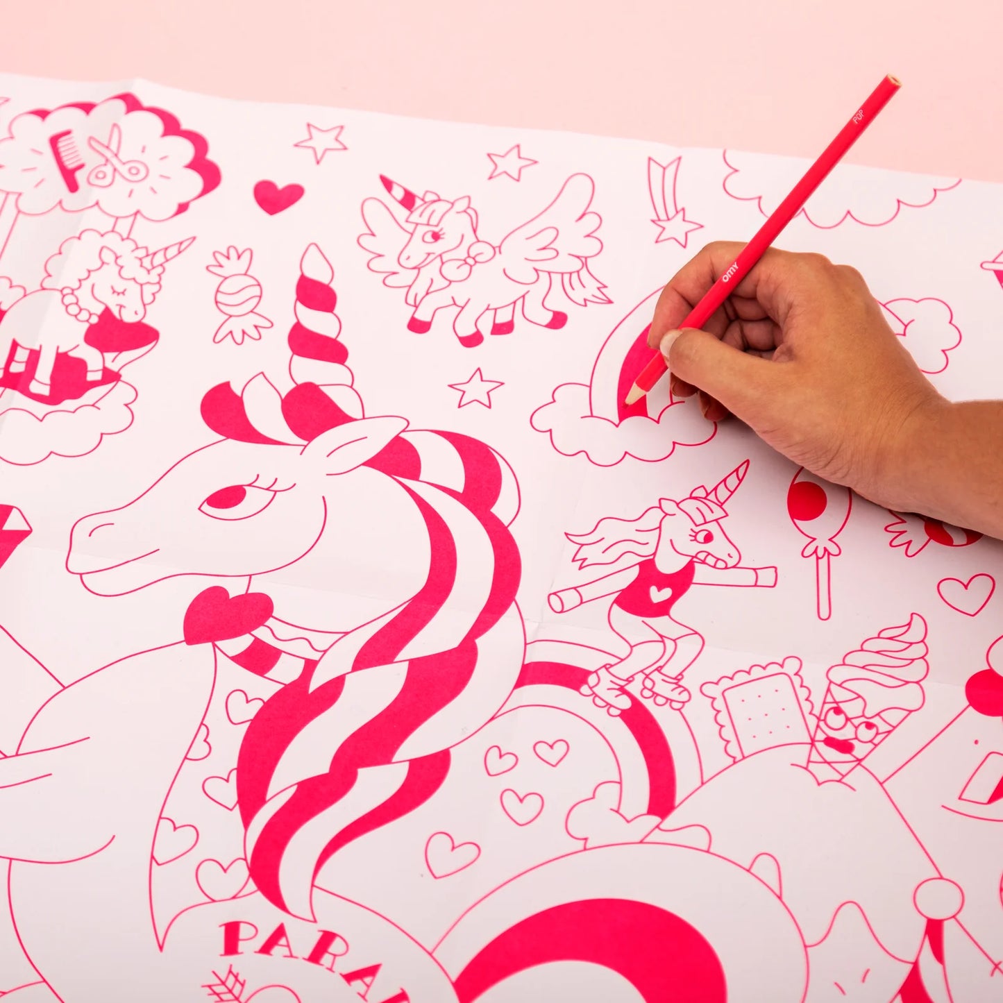 Giant Colouring Poster: Lily