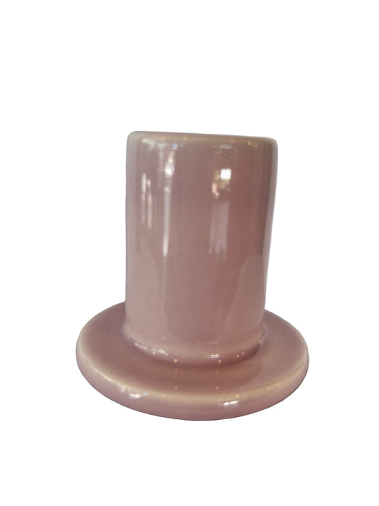 Tube Candle Holder - Pale Pink
