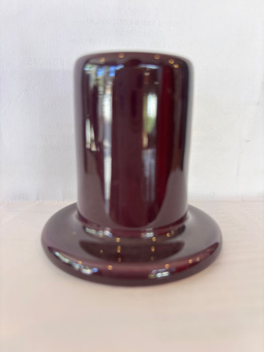 Tube Candle Holder - Bordeaux