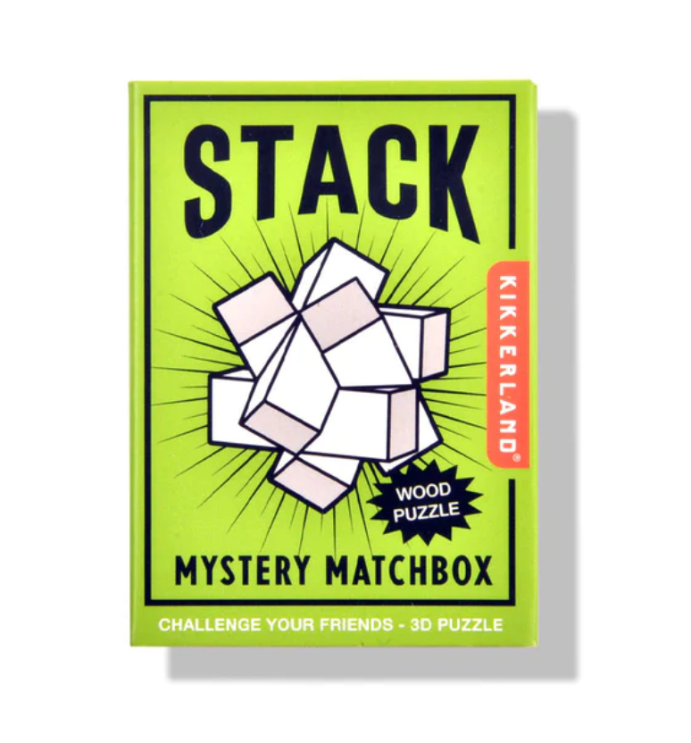 Kikkerland 3d top wooden puzzle