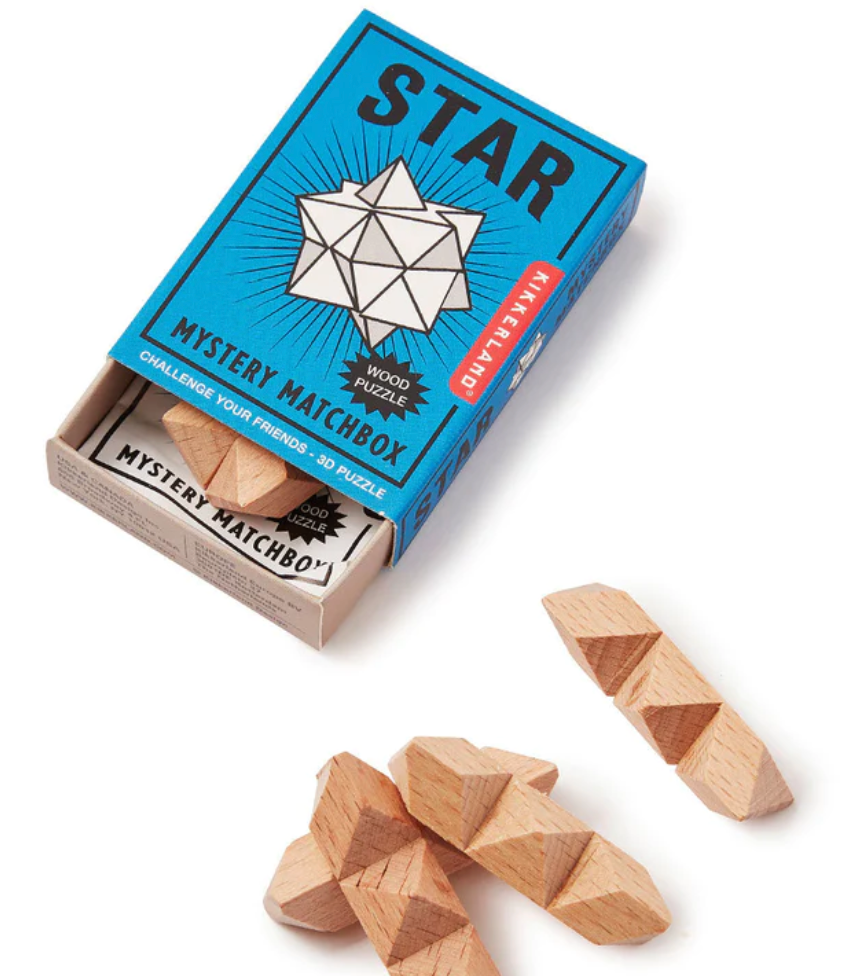 Kikkerland - Mystery Matchbox Wooden Puzzle