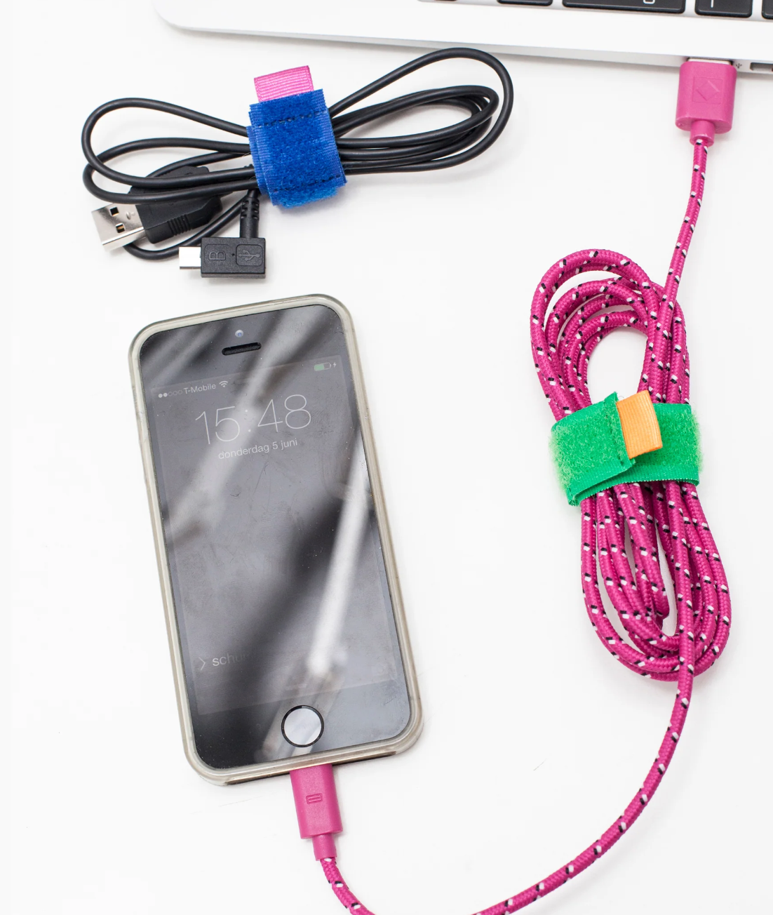 Kikkerland - Multicoloured Cable Ties