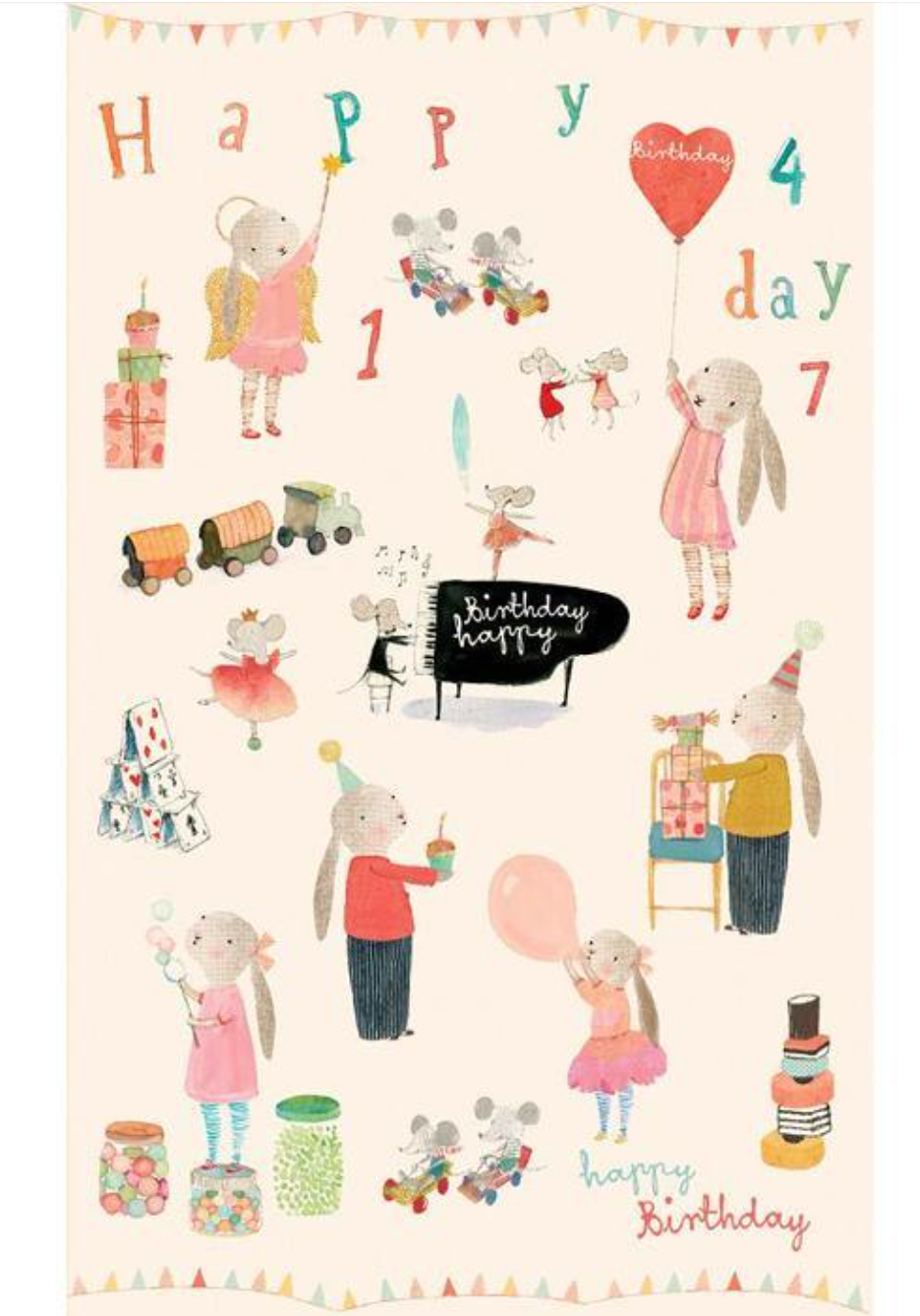 Happy Days Roll Wrapping Paper