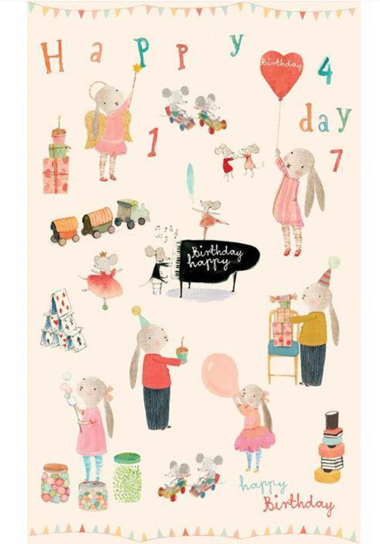 Happy Days Roll Wrapping Paper