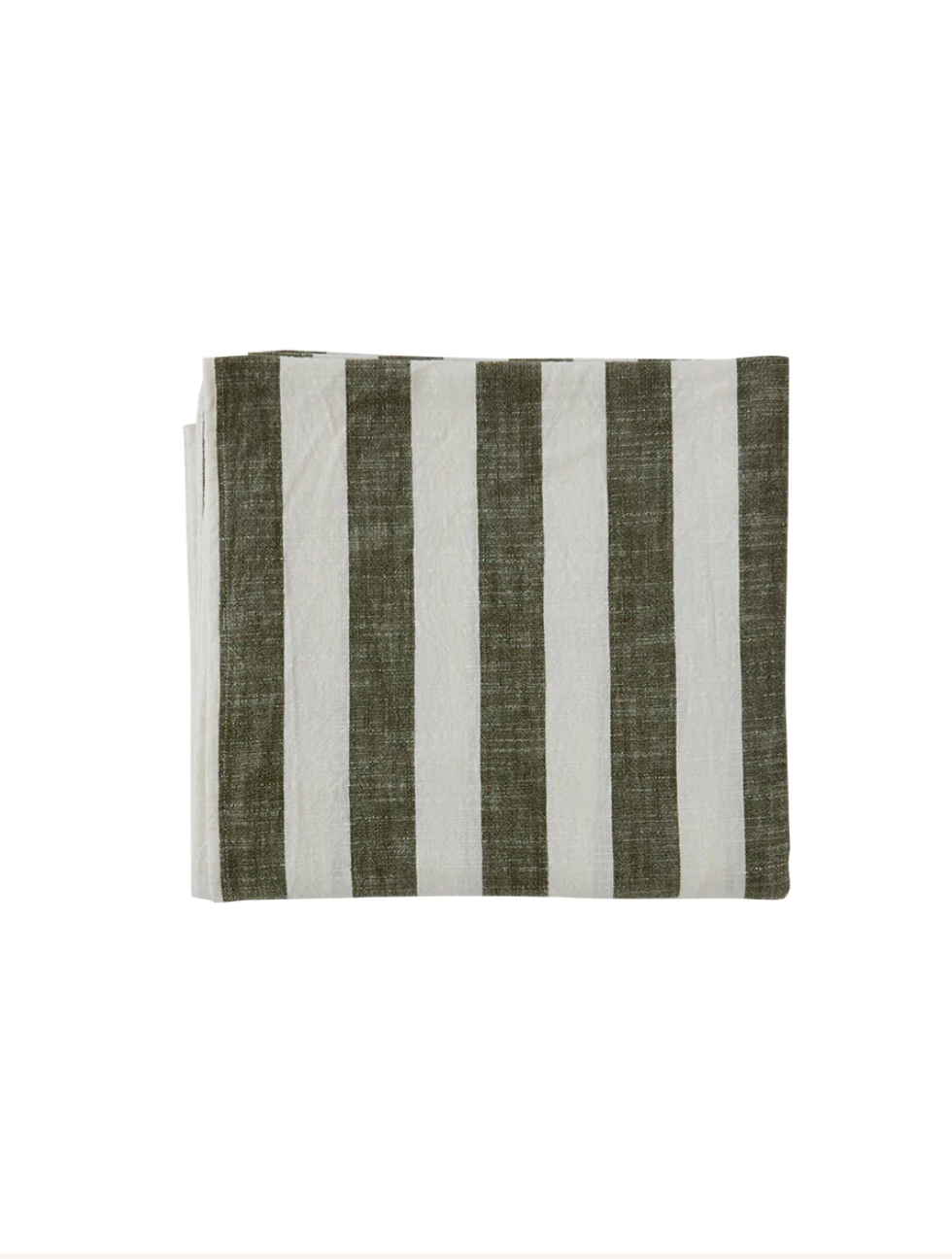 Striped Table Cloth - Olive