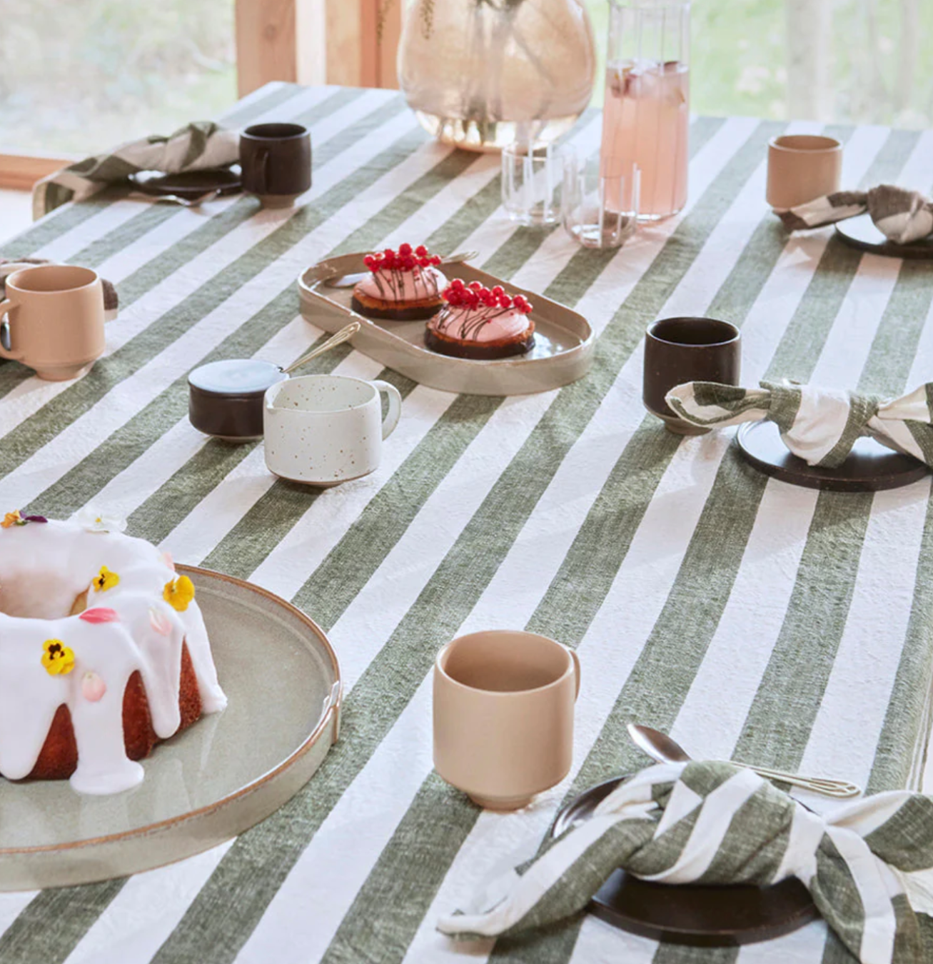 Oyoy Striped Table Cloth