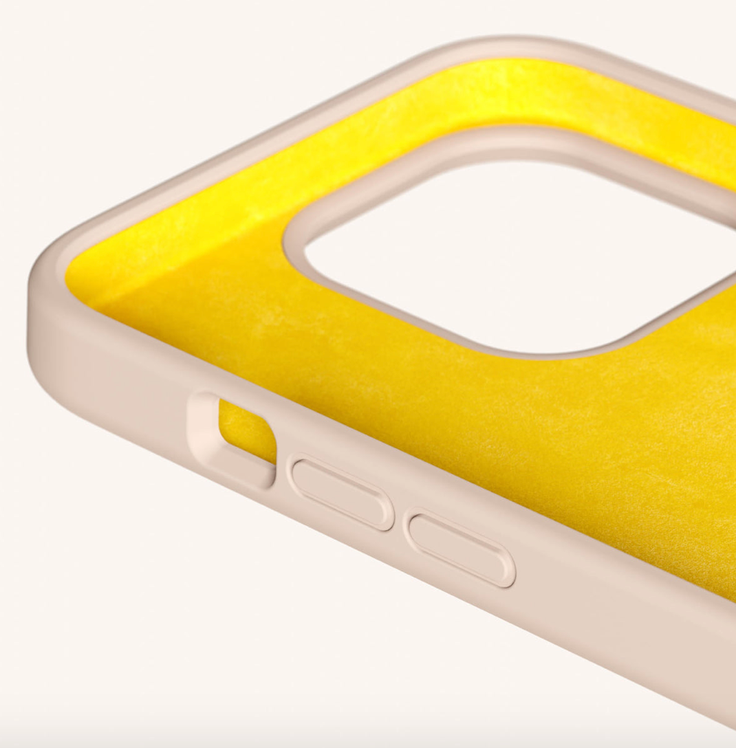 I Phone 14 Pro Eyeletcase - Powder Pink
