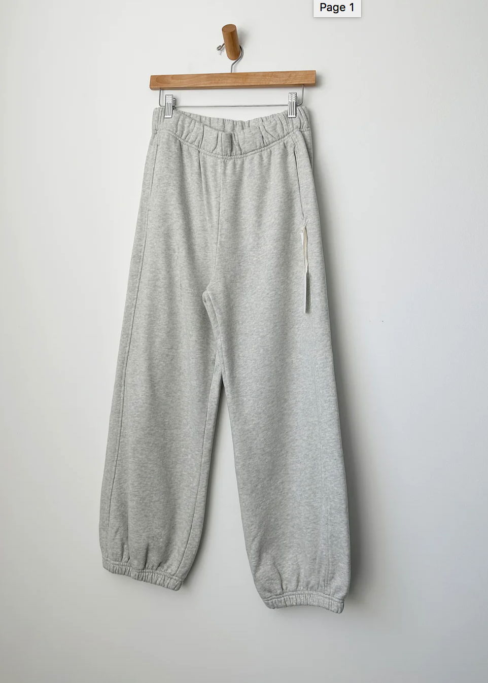 Balloon Pants - Light Grey