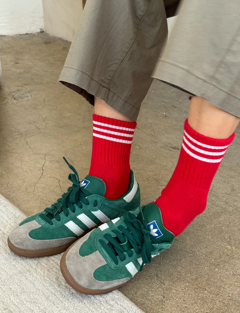 Girlfriend Socks - Scarlet