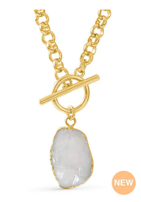 Deity Moonstone Necklace