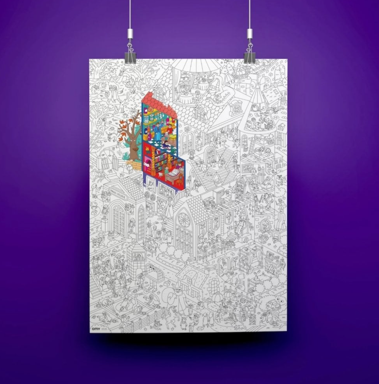 Giant Colour Poster - Magic College