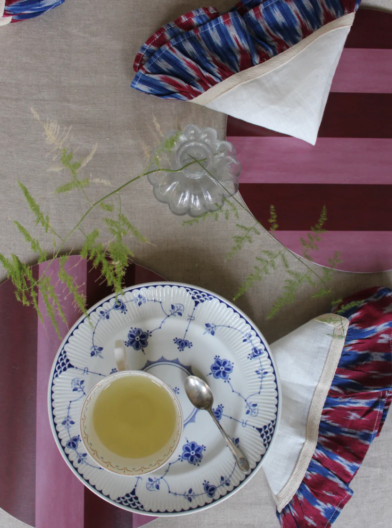 Stripe Placemat - Rouge & Blush