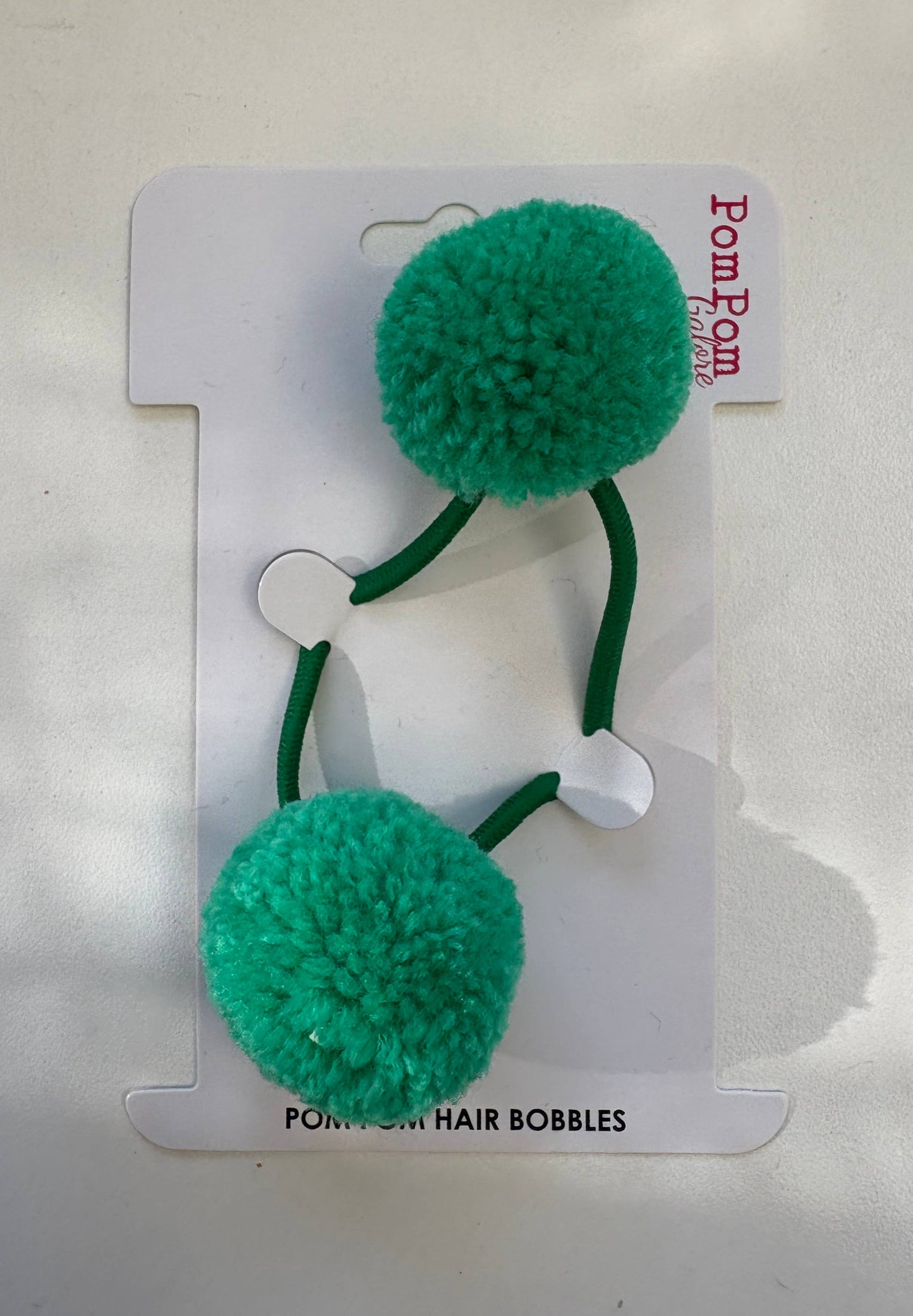 Sea Green Green Double Pom Pom Hair Bobble