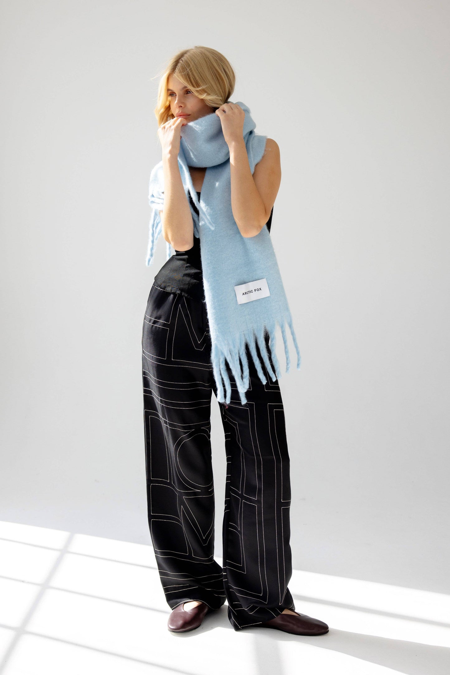 The Stockholm Scarf - 100% Recycled - Glacier Blue